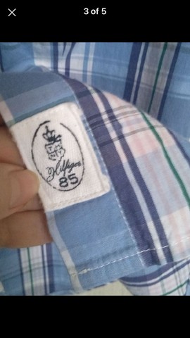 Camisa em algodão Tommy Hilfiger - Foto 5