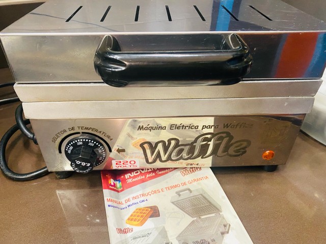 Máquina de waffle belga profissional  - Foto 2