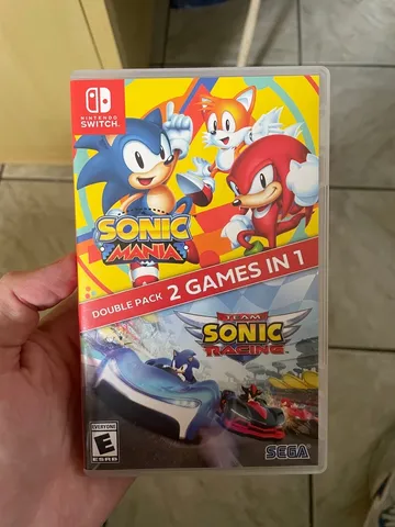 Jogo Sonic Mania + Team Sonic Racing Double Pack - Switch em