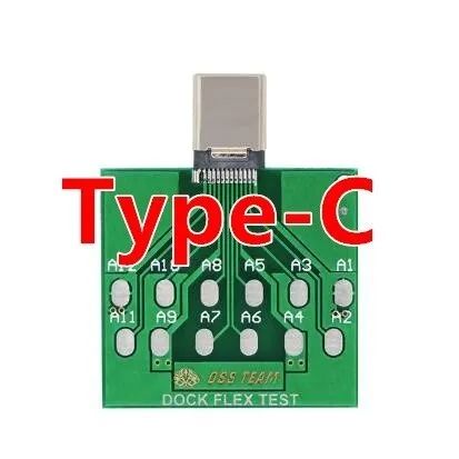 Placa de Teste Celular Dock Flex Para Celular Tipo C Android U2 Carregamento Tester