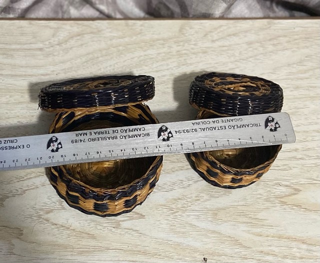 2 cestinhas de fibra  - Foto 3