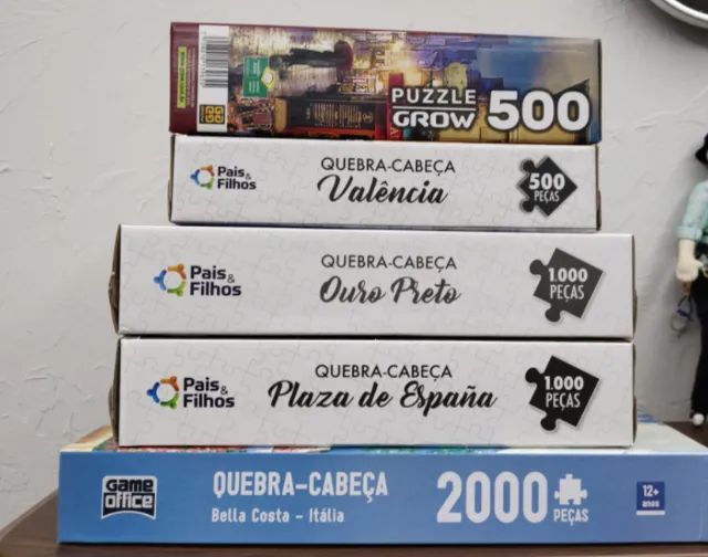 Quebra Cabeça Puzzle Bella Costa Itália 2000pç Game Office