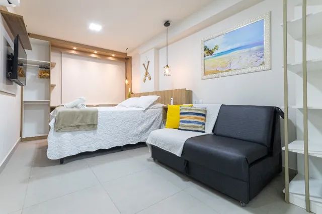 Lindo Flat completo na praia de Cabo Branco - Foto 6