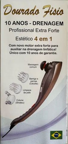 Massageador dourado fisio 
