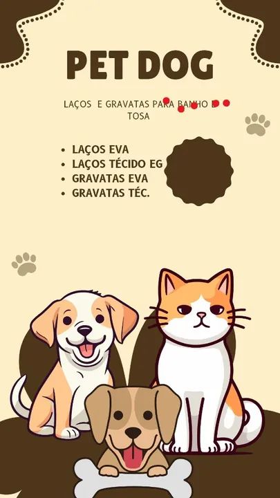 LAÇOS E GRAVATAS PETS
