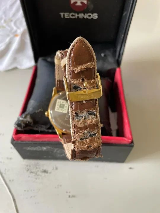 Relógio Technos Dourado Masculino Edicao 2015 Limitada - Foto 5