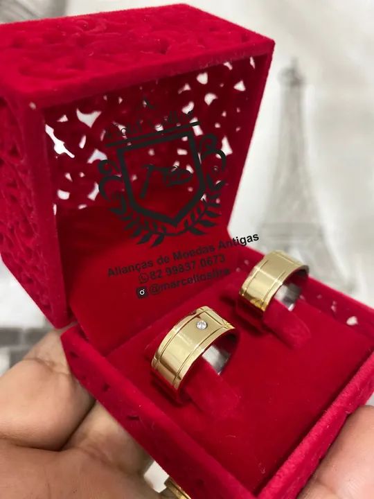 Alianças de moedas antigas promoção  - Foto 2