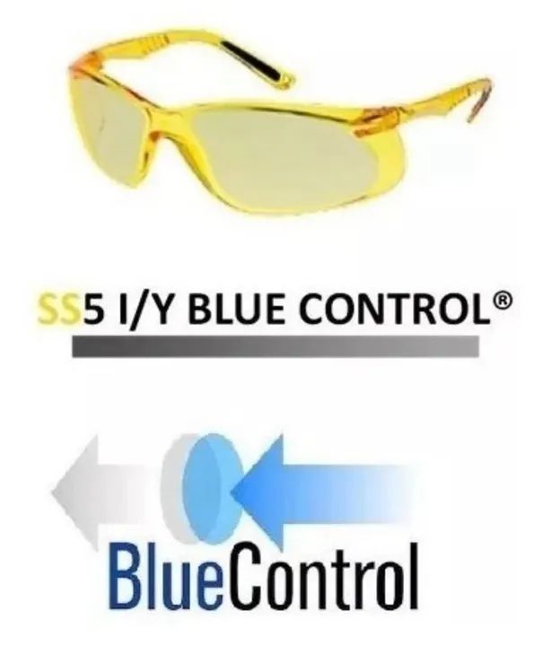 Óculos Proteção Bloqueador Filtro Raio Luz Azul Computador Game Pc Celular Blue Control  - Foto 2