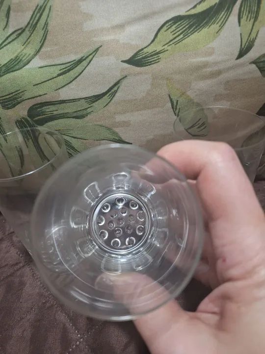 3 copos antigos de cristal  - Foto 4