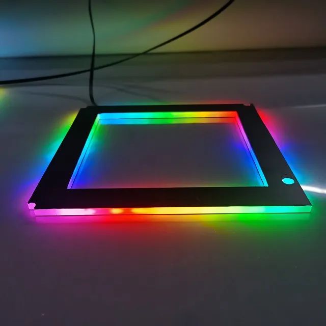 Painel Acrilico Iluminação Argb Para Placa Mae Atx ou Mini Atx - Foto 2