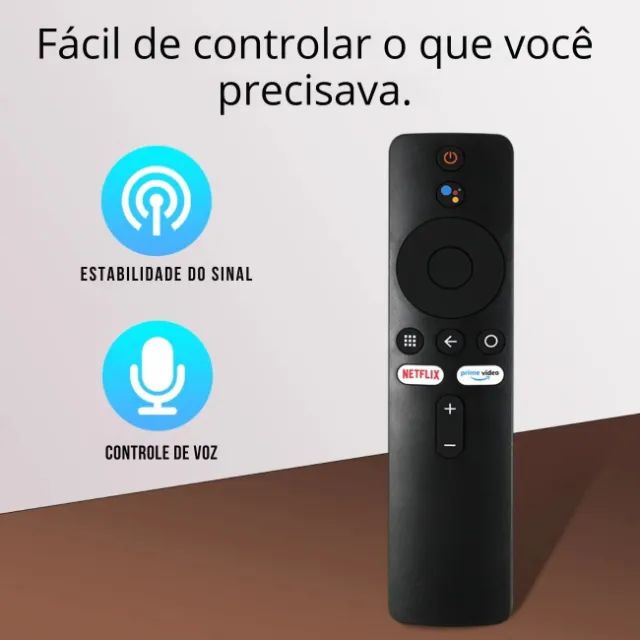 Controle Remoto Bluetooth para Mi Box Stick Xiaomi S Box Função Comando de Voz XMRM-00A64313038550017121