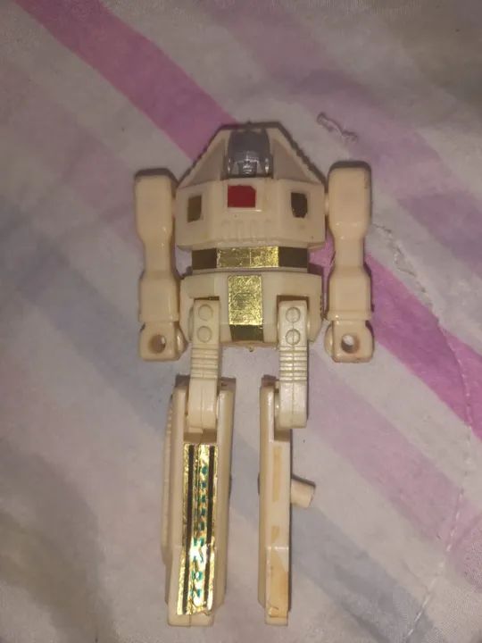 Robô Tanque Tipo Transformers Da Formosa Brinquedos BRANCO RARO