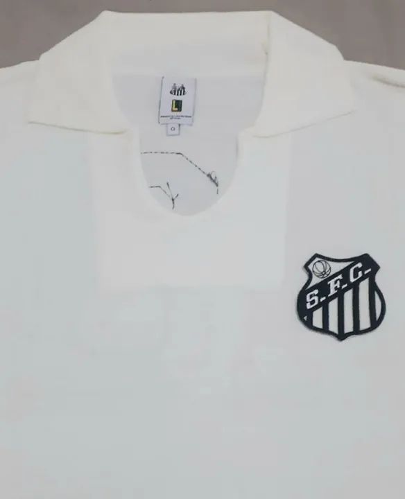 Camisa Santos Rei Pelé retrô - Foto 2