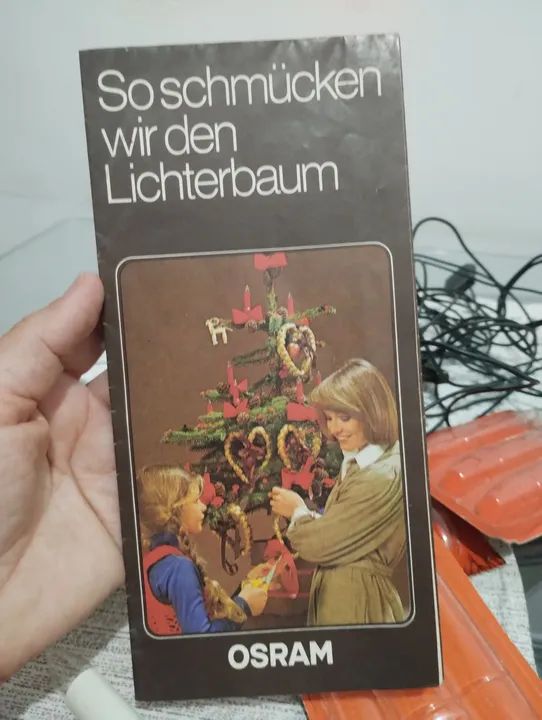 Velas de natal OSRAM..VINTAGE E RARA - Foto 5