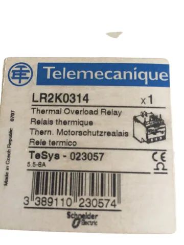 Relé Térmico de Sobrecarga LR2K0314  5,5-8A Telemecanique - Foto 2