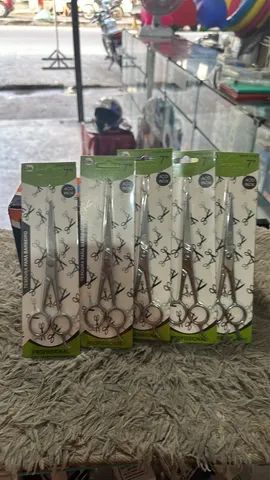 Promoção Tesoura profissional barbearia ? 7 polegadas aço inox