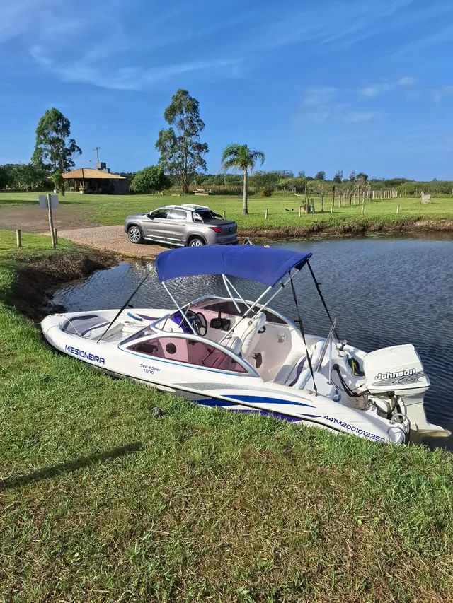 Lancha focker sea star 18 pes + reboque - Foto 4