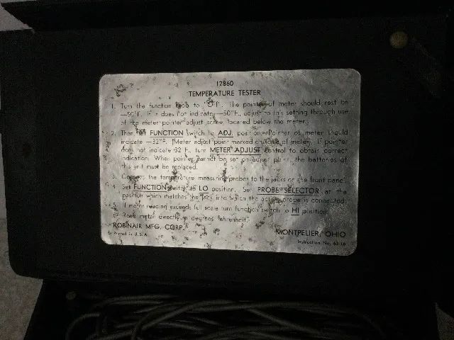 medidor de temperatura antigo. - Foto 5