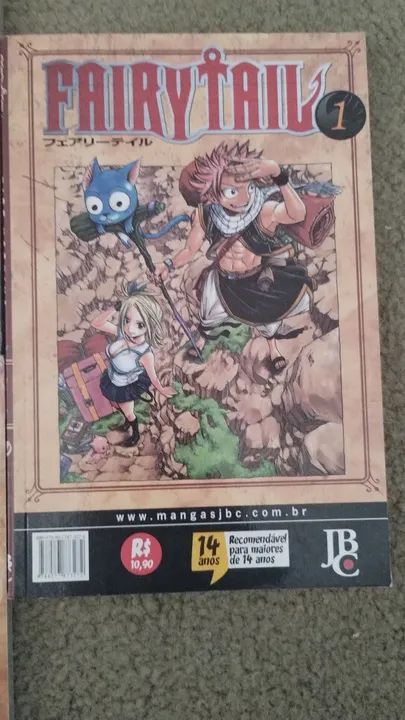 Mangá Fairy Tail Volumes 1 a 5 - Foto 2