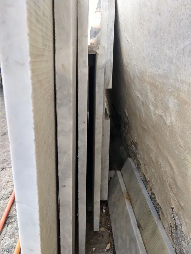 Lote de peças mármore Branco Paraná - Foto 2
