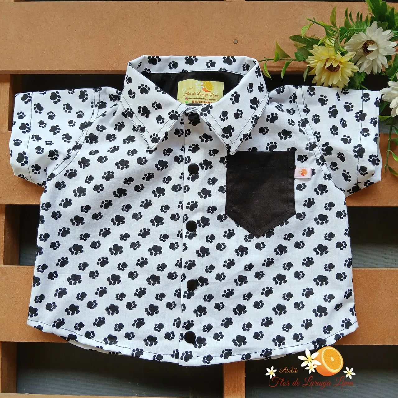 Camisa pra bebês 100% algodão 