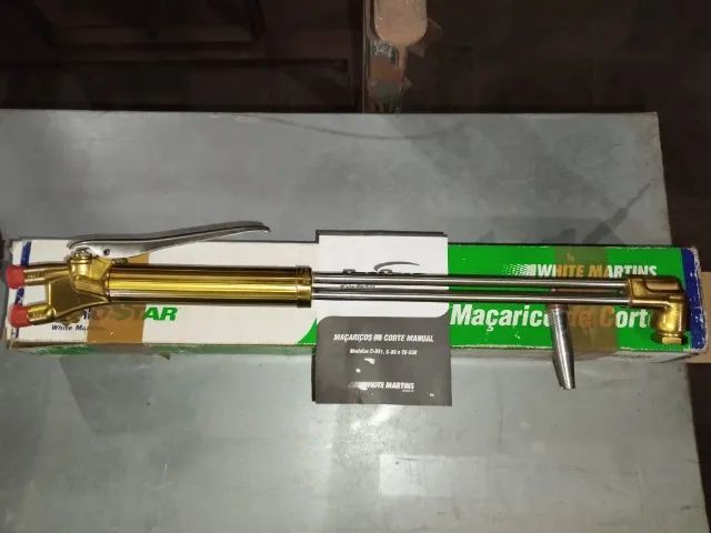 Kit de solda e corte completo. Pronto para trabalhar.