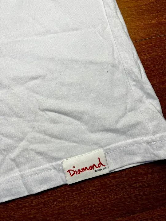 Camiseta Diamond Branca tam.GG - Foto 2