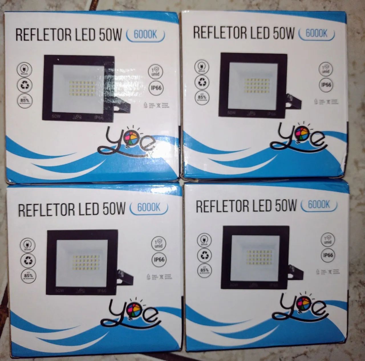 Refletor LED 50W 6000K - Iluminação potente e eficiente