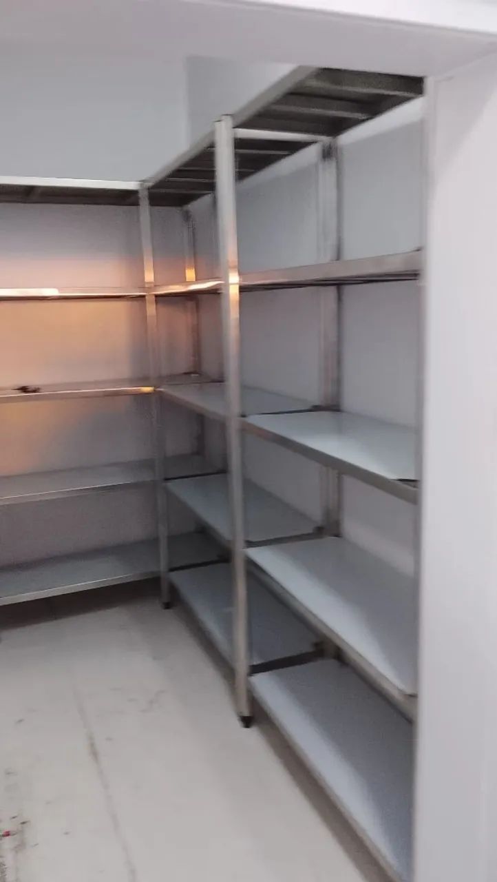 Prateleiras de aço inox para com ércio - Foto 2