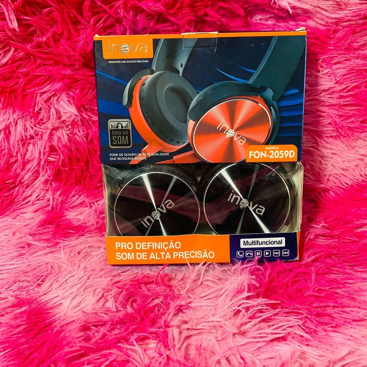 Fone inova com fio FON-2059D - Foto 3