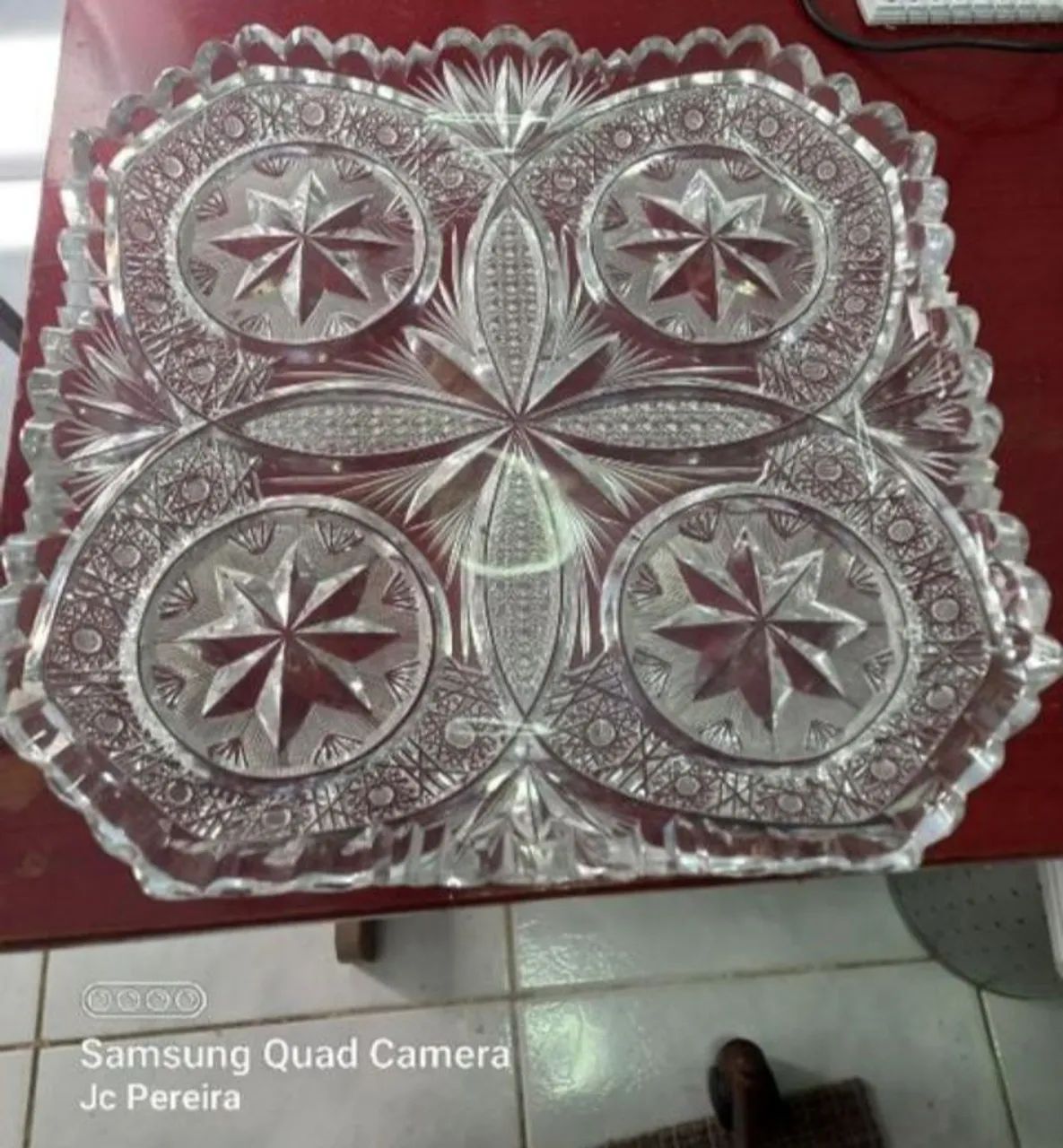 Travessa de Cristal, antigo. - Foto 6