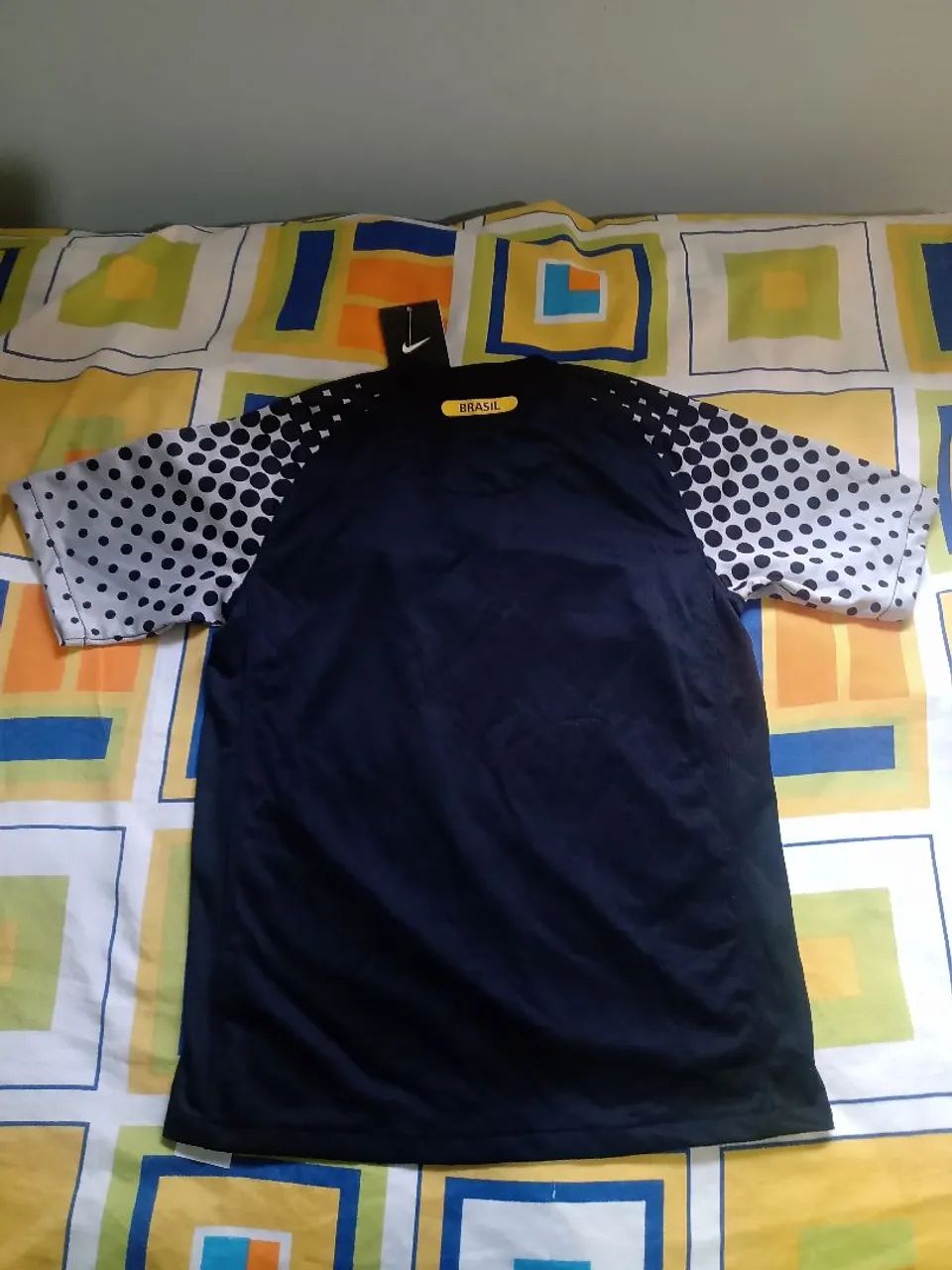 Camisa da Seleção Brasileira Infantil Oficial Goleiro Nike 2010 tamanho L - Foto 5