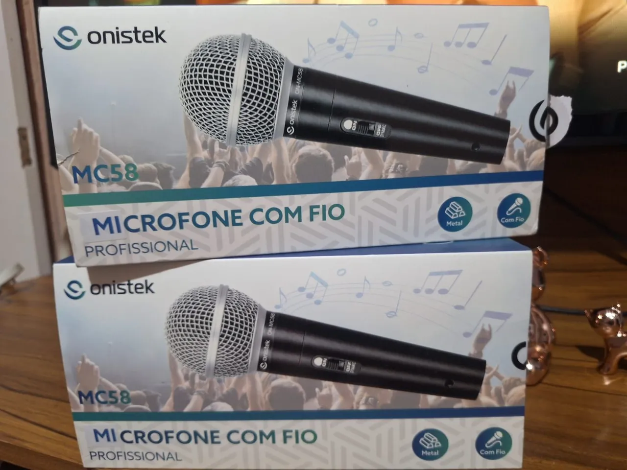Microfone com fio profissional Onistek MC58