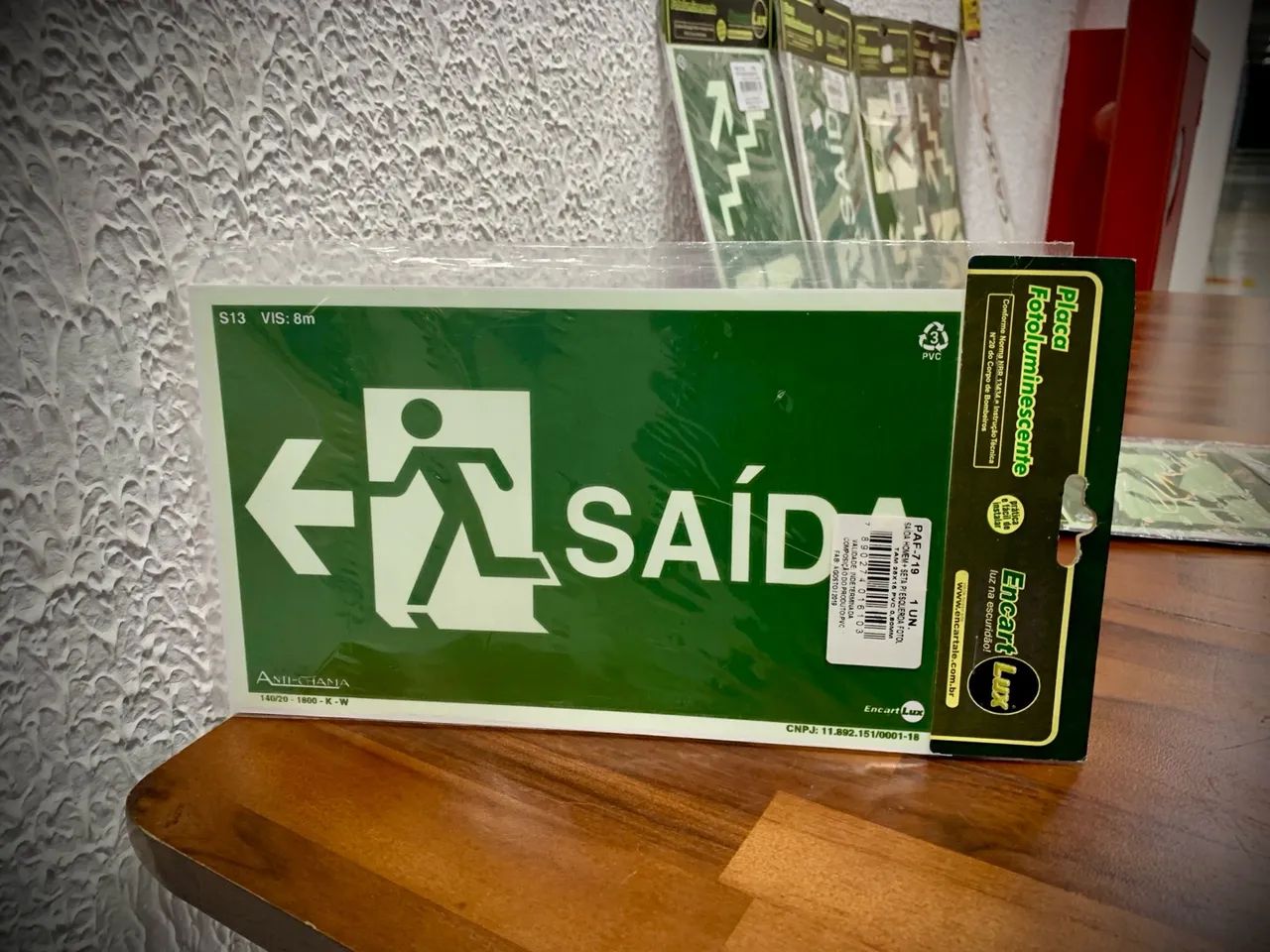 PLACAS DE SINALIZAÇÃO FOTOLUMINESCENTES - Foto 5