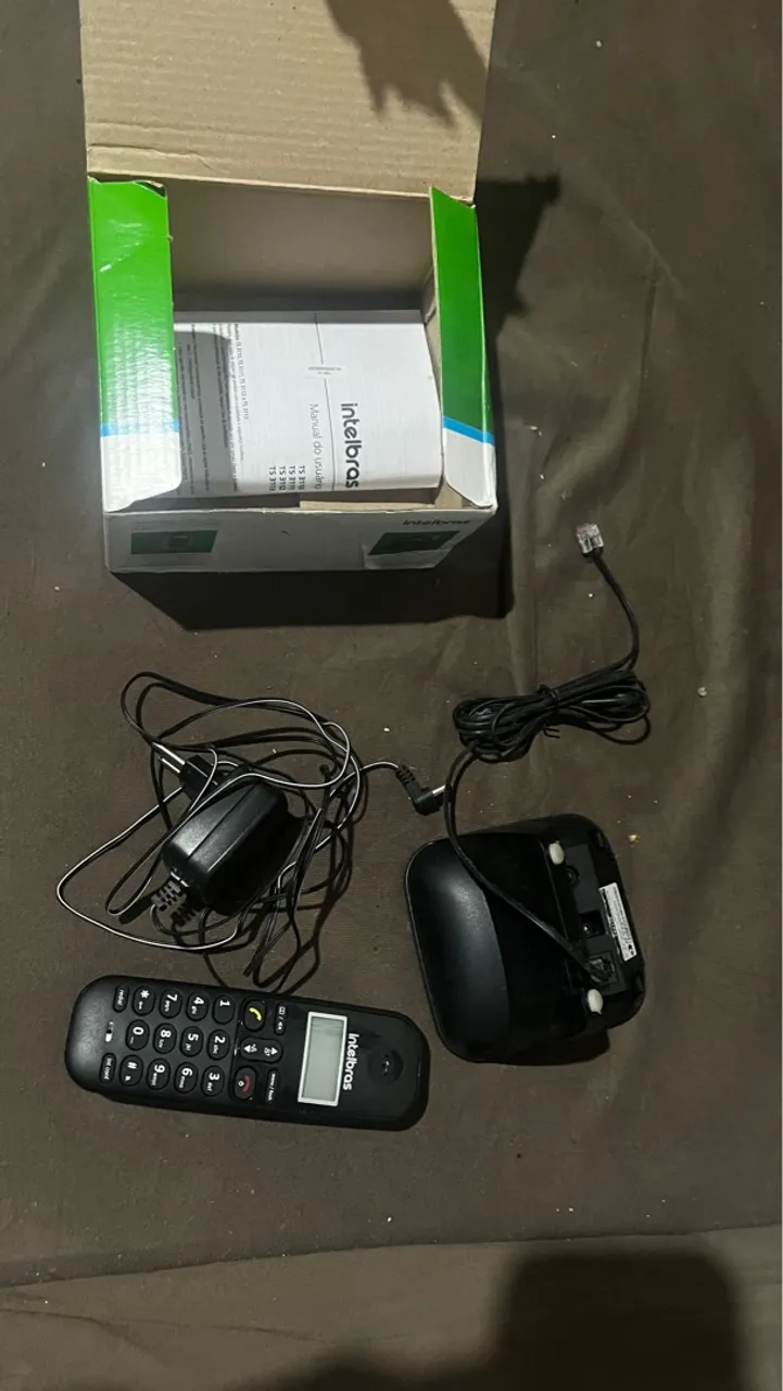 Aparelho tel sem fio Intelbras TS 3110na caixa