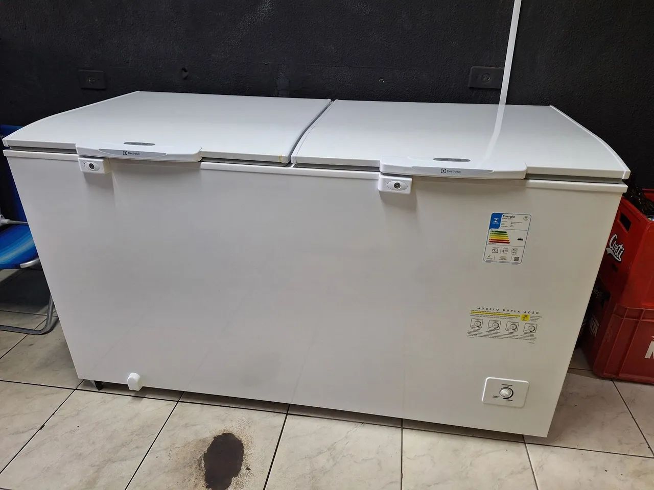Freezer Horizontal Electrolux Dupla Ação 513 Litros