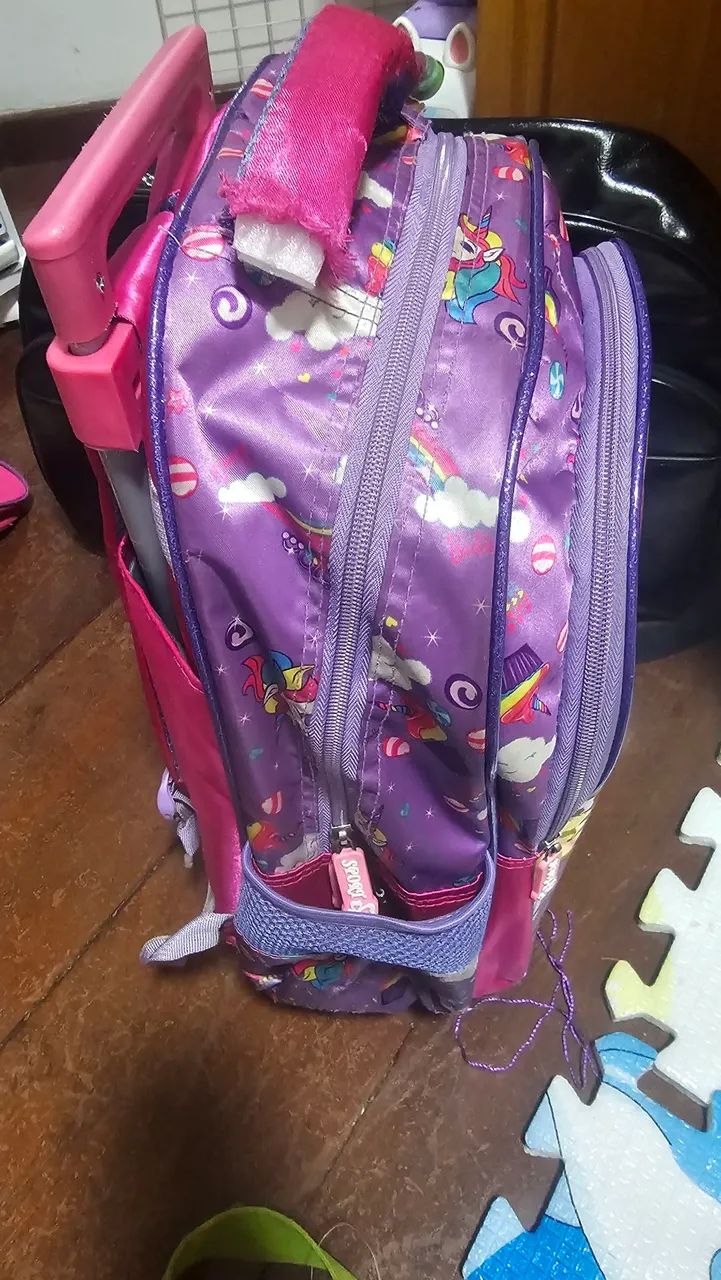 Bolsa e mochila do unicórnio - Foto 2