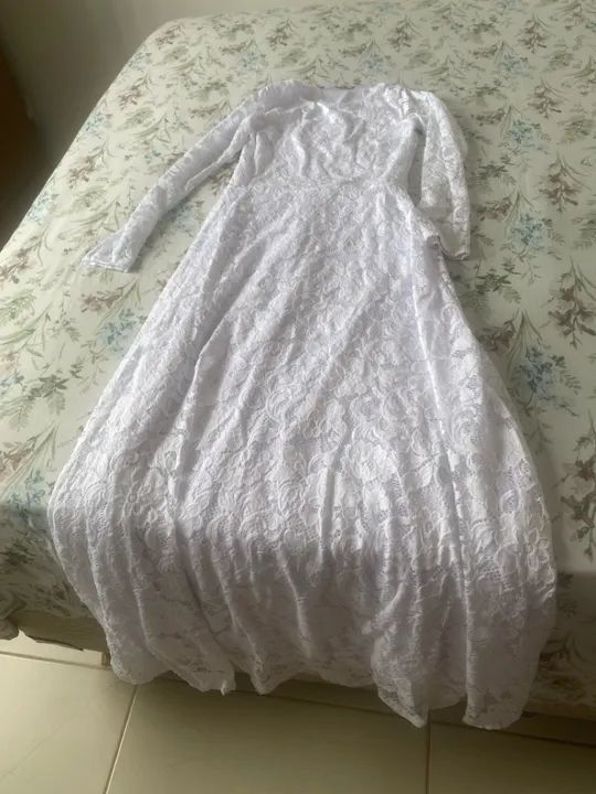 Vestido longo de manga longa - Foto 2