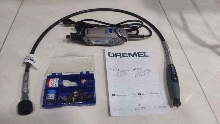 Dremel 3000 Microrretífica com Eixo Flexível e 82 Acessórios 220V - Foto 2