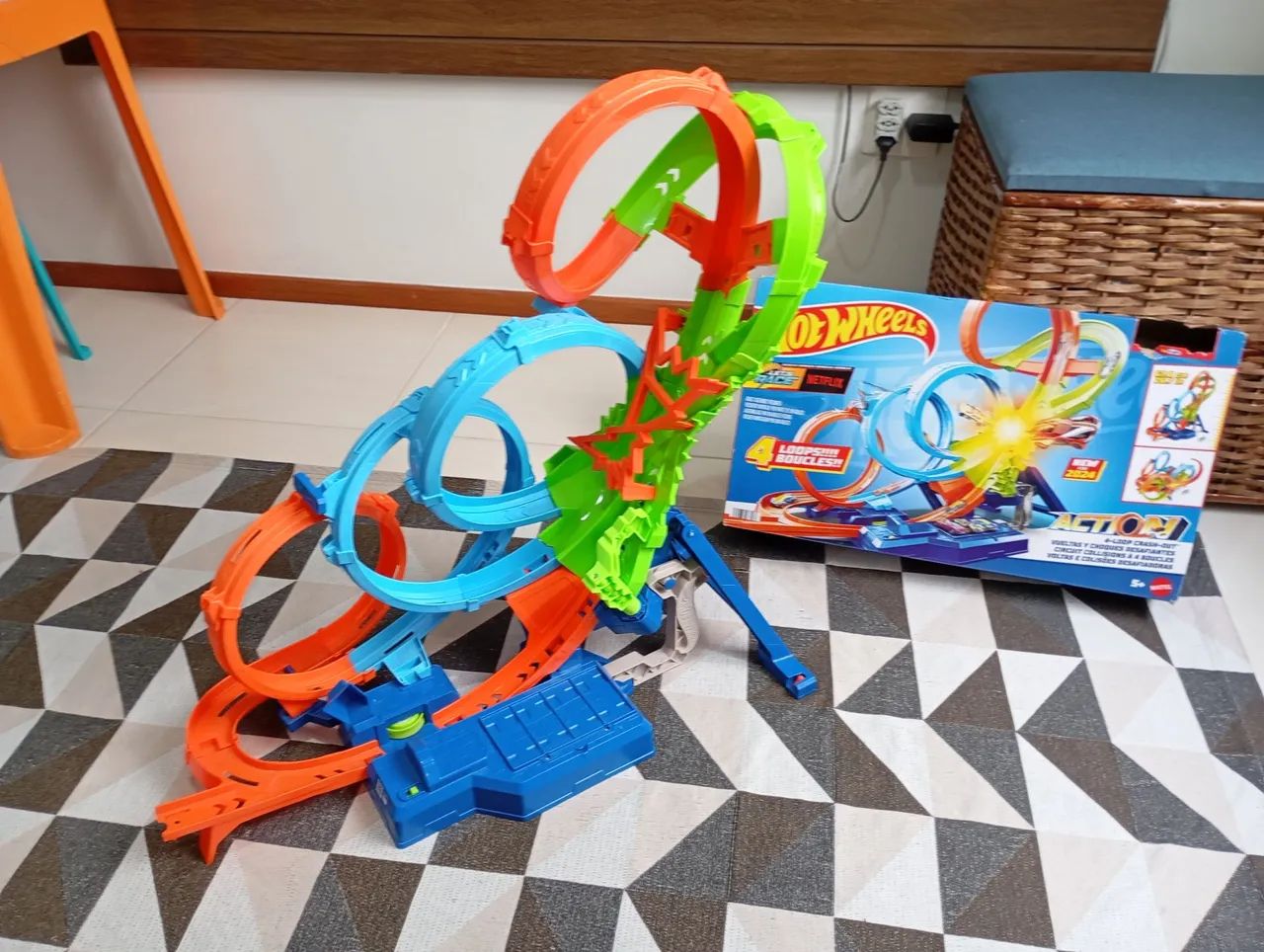 Pista Hot Wheels Action - Looping (Colisões desafiadoras)