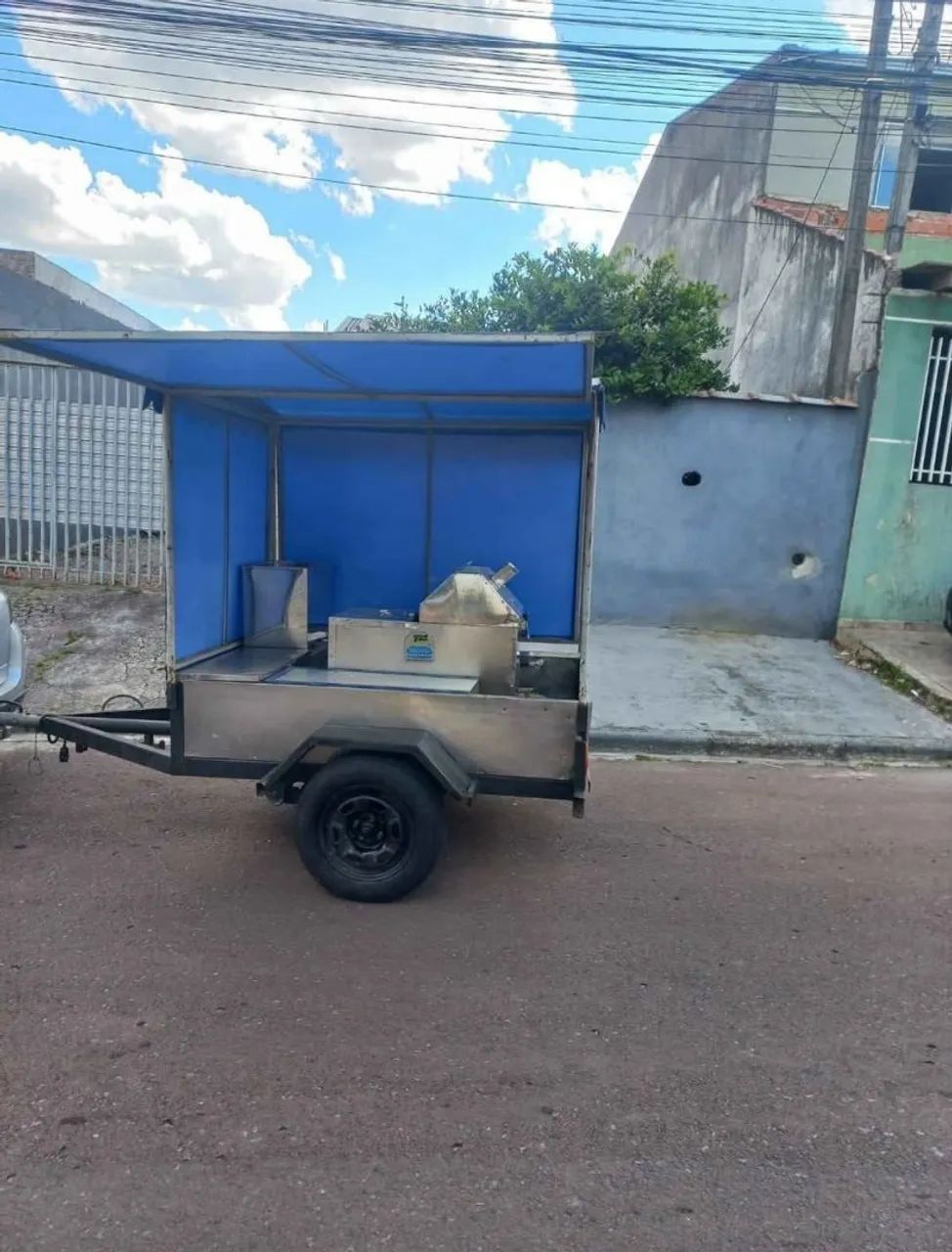 Carrinho de caldo de cana completo