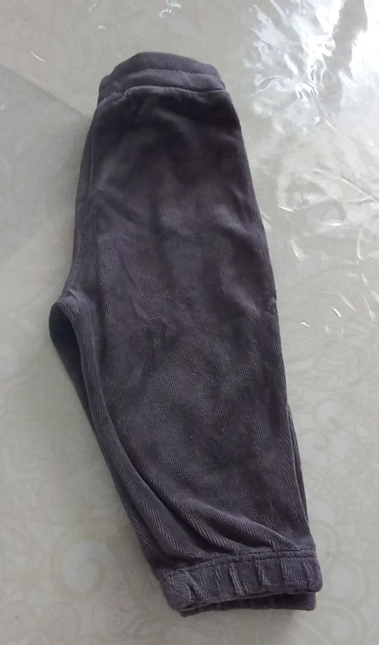 Calça de Moletom Bebê - Cinza - Foto 4