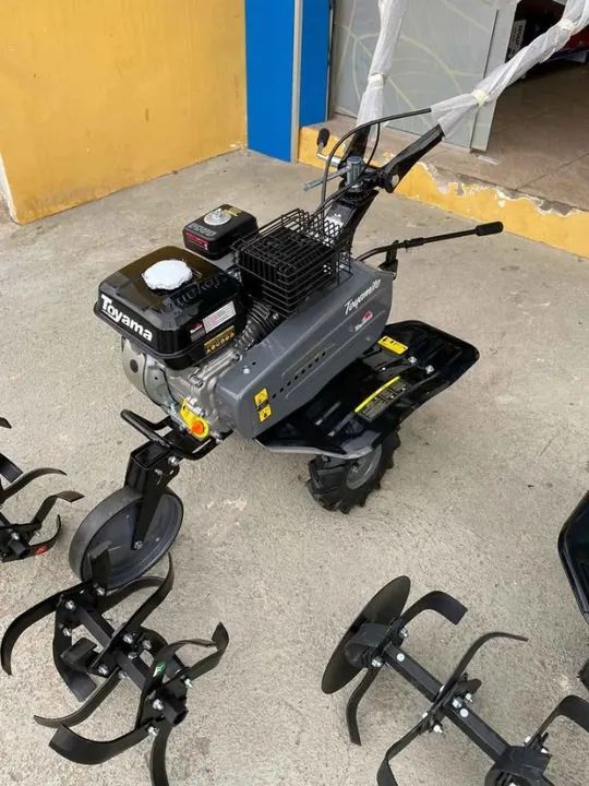 Motocultivadores a gasolina 7hp Toyama C/ Pneus e Enxadas Rotativas (Novo/loja) - Foto 3