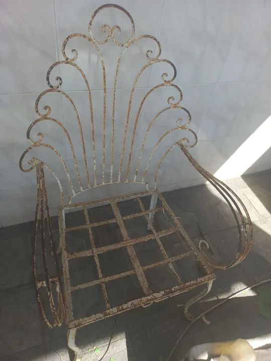 Poltrona de Ferro Artesanal - Foto 5