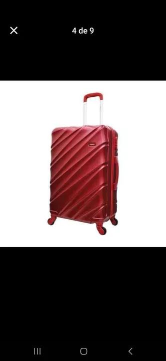 Mala de Viagem Vermelha - YINS - Foto 3