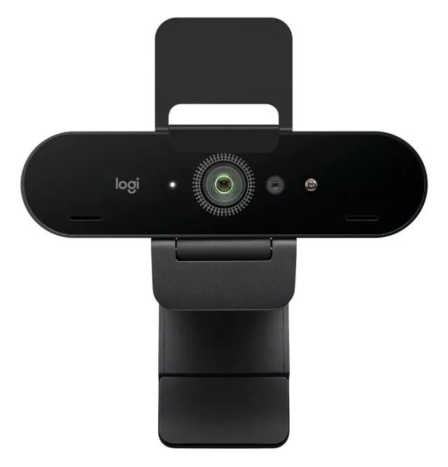Webcam Ultra Hd 4k Pro Com Microfone Embutido Brio Logitech Cor Preto