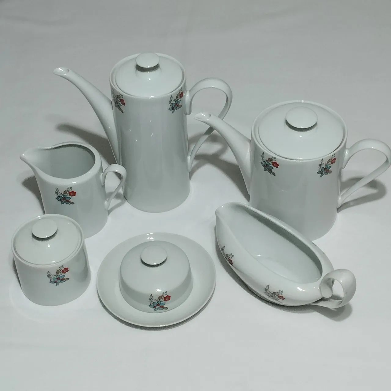 Conjunto de chá, café e bolo em porcelana SRS  - Foto 4