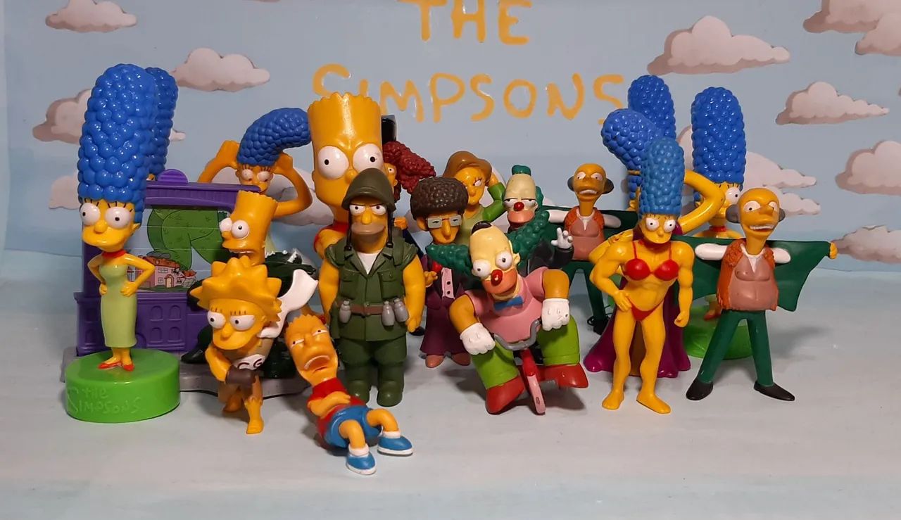 Bonecos Simpsons - Leia a Descrição- Coleção LongJump 2007 e 2009