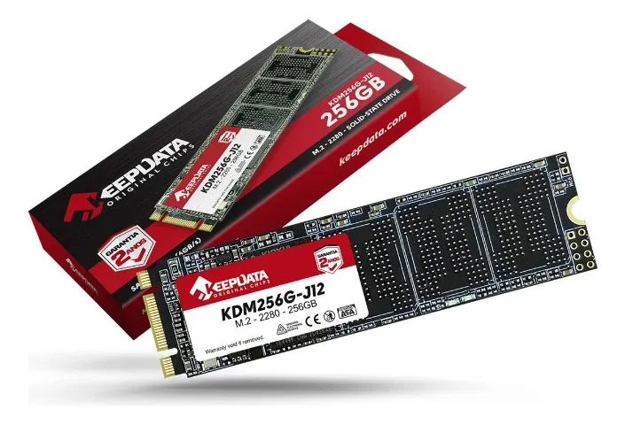 SSD M2 SATA3 256GB Keepdata M2 KM256G-J12- Novo e c/ garantia- Nexo Store
