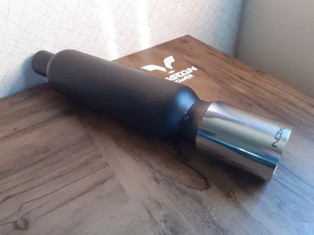 Abafador esportivo JK com Ponteira INOX (ronco mais grave no seu carro) - Foto 4